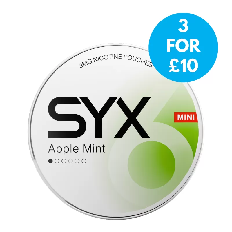 SYX 2.0 Snus 3mg Nicotine Pouches
