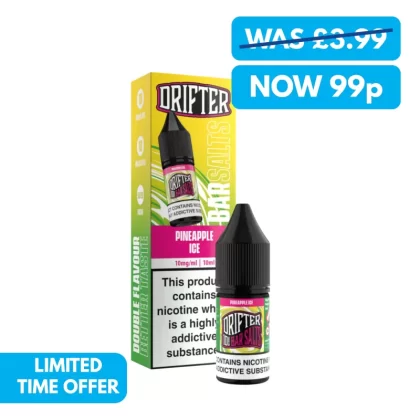 ! 10mg Drifter Bar Salts 10ml Nic Salts