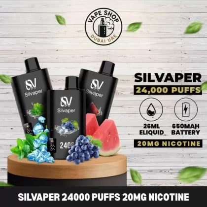 SILVAPER 24000 Puffs 20MG Nicotine Disposable Vape