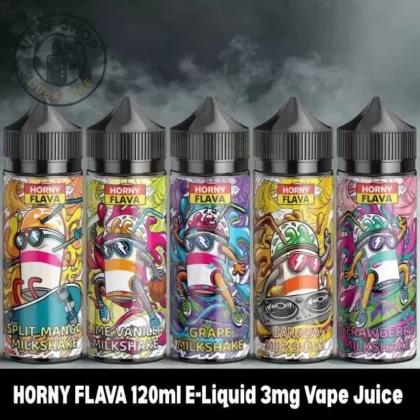 HORNY FLAVA 120ml E-Liquid 3mg Vape Juice in Dubai, UAE