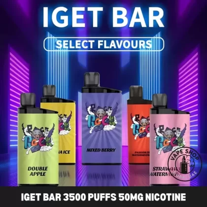 IGET Bar 3500 Puffs 50MG Nicotine Disposable Vape In Dubai