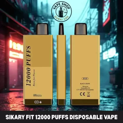 SIKARY FIT 12000 Puffs Disposable Vape 20mg/ml Nicotine In UAE