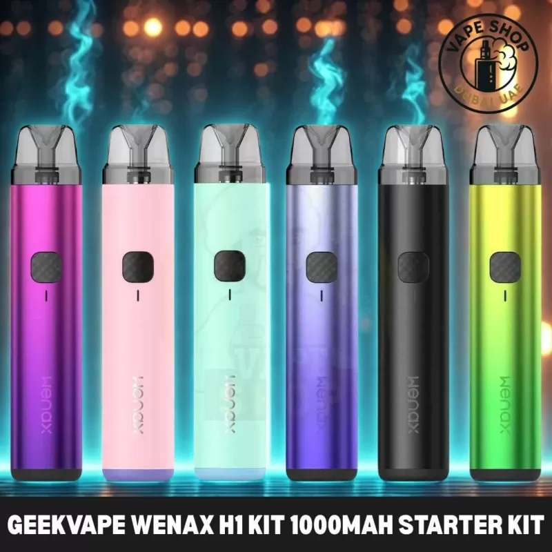 GEEKVAPE Wenax H1 Kit 1000mAh Starter Kit 2.5ml Pod System in Dubai