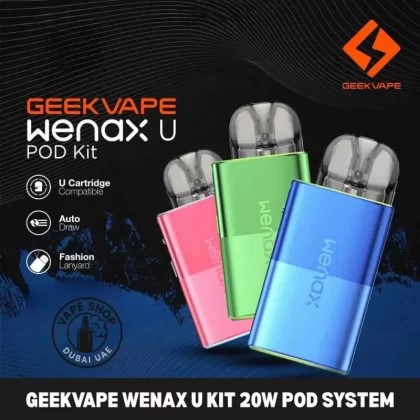 GEEKVAPE Wenax U Kit 20W Pod System 1000mAh Vape Kit in Dubai, UAE