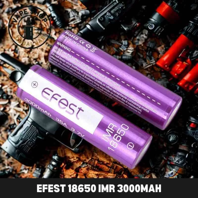 EFEST 18650 IMR 3000mAh Battery in Dubai