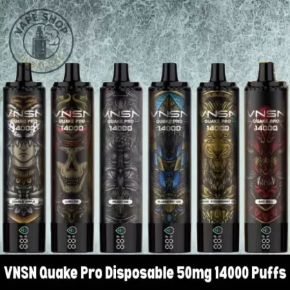 VNSN Quake Pro Disposable 50mg 14000 Puffs Rechargeable Vape