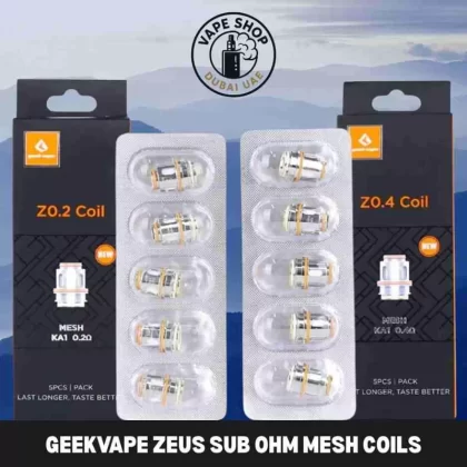GEEKVAPE Zeus Sub Ohm Mesh Coils (5-Pack) in Dubai, UAE