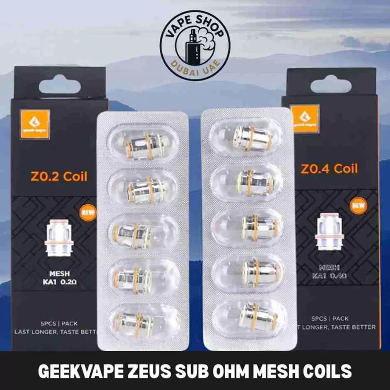 GEEKVAPE Zeus Sub Ohm Mesh Coils (5-Pack) in Dubai, UAE