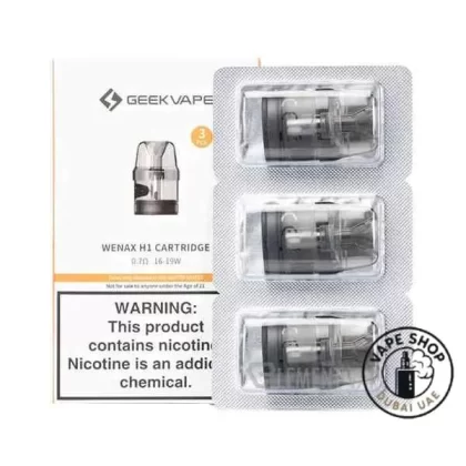 GEEKVAPE Wenax H1 Pod Cartridge – (3 Pieces) in Dubai, UAE