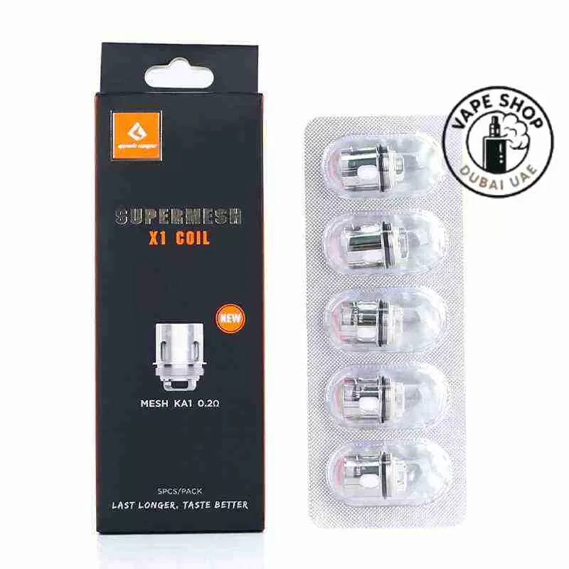 GEEKVAPE Super Mesh X1X2 Coils ( Version) – 5pcspack in Dubai, UAE - Image 2