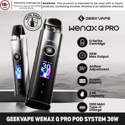 GEEKVAPE Wenax Q Pro Pod System 30W Vape Kit in Dubai