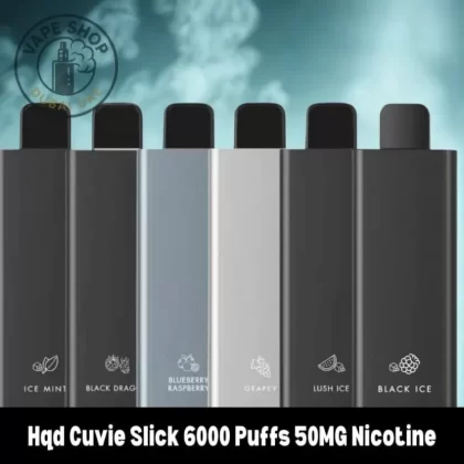 Hqd Cuvie Slick 6000 Puffs 50MG Nicotine
