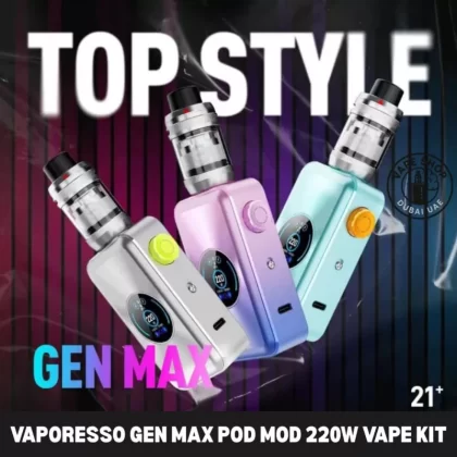 VAPORESSO Gen Max Pod Mod 220W Vape Kit in Dubai