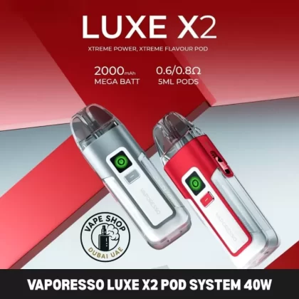 VAPORESSO Luxe X2 Pod System 40W Vape Kit in Dubai