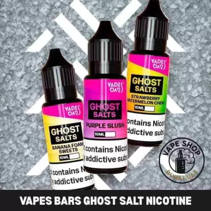 VAPES BARS Ghost Salt Nicotine 20mg of 30ml & 60ml in Dubai UAE