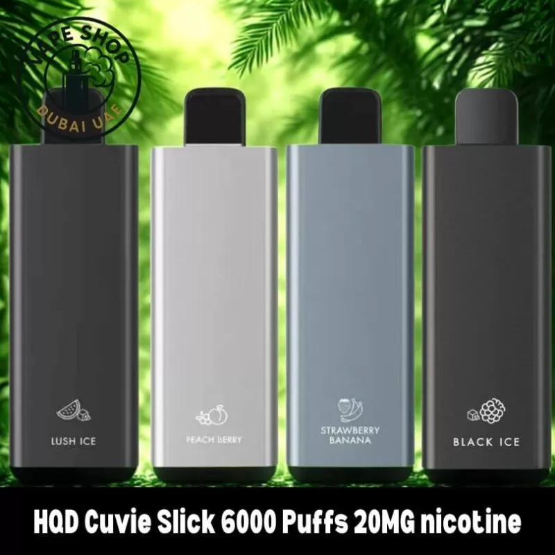HQD Cuvie Slick 6000 Puffs 20MG nicotine