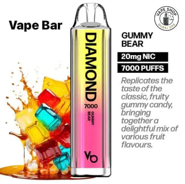 Vapes Bars Diamond 2% Nicotine 7000 Puffs in Dubai UAE - Image 3