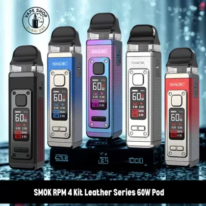 SMOK RPM 4 Kit Leather Series 60W Pod System 1650mAh Vape Kit Pod Kit