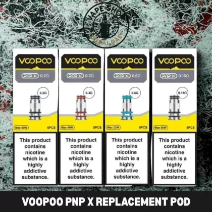 VOOPOO PNP X Replacement Pod Coils ( 5 PCS) in Dubai