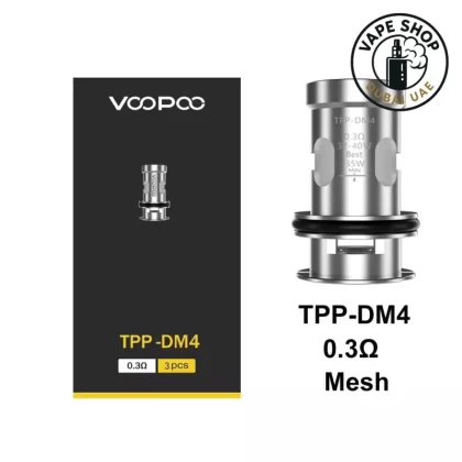 VOOPOO TPP Coils Series DM1 – DM4 Replacement Coils in Dubai