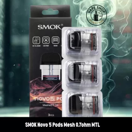SMOK Novo 5 Pods Mesh 0.7ohm MTL Replacement Pod Cartridge in Dubai