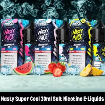 Nasty Super Cool 30ml Salt Nicotine E-Liquids 35mg and 50mg