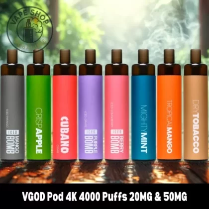 VGOD Pod 4K 4000 Puffs 20MG & 50MG Disposable Vape