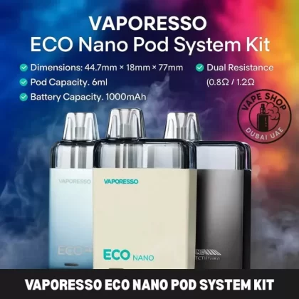 Vaporesso ECO Nano Pod System Kit 6ml In UAE