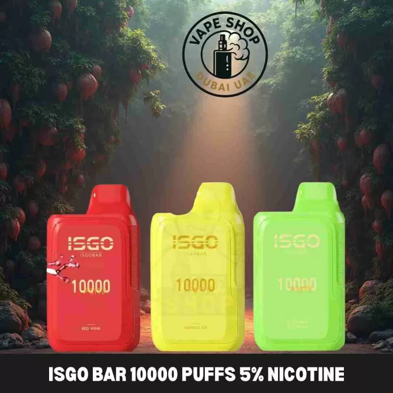 ISGO BAR 10000 Puffs 5% Nicotine Disposable Vape In Dubai