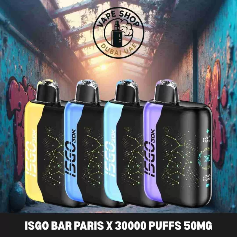 ISGO Bar Paris X 30000 Puffs 50MG Disposable Vape in Dubai