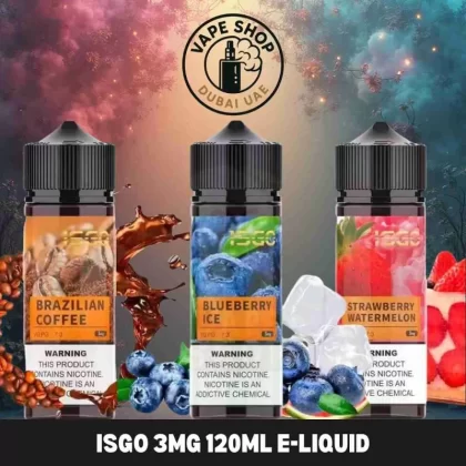 Isgo 3mg 120ml E-liquid In Dubai