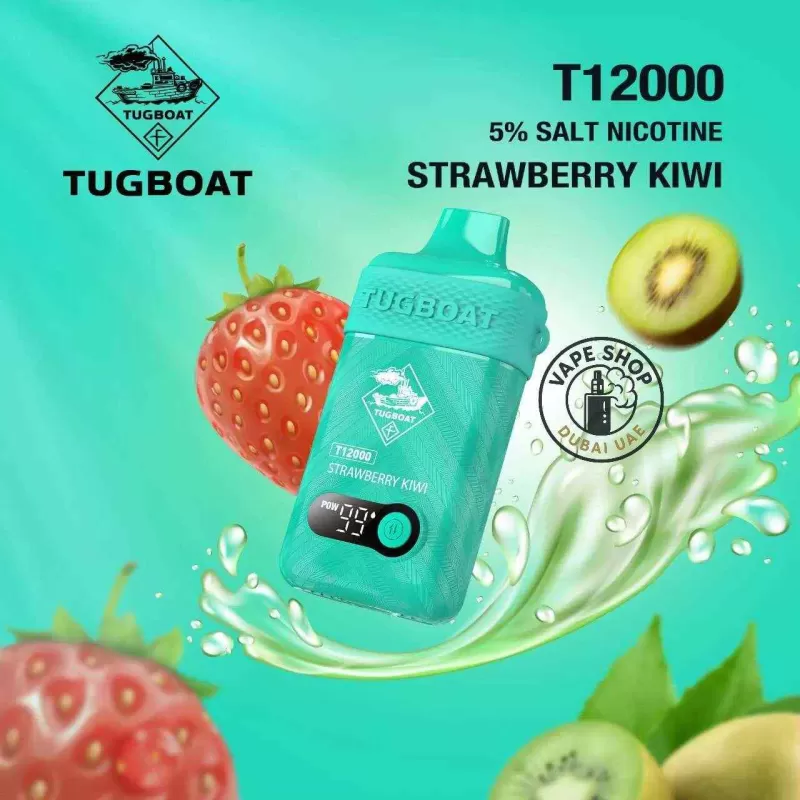 Tugboat T12000 puffs 50 MG rechargeable vape in Dubai uae - Image 2