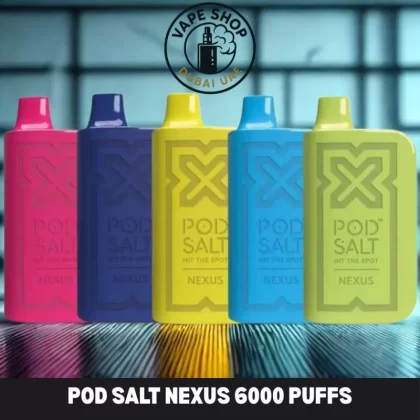 POD SALT Nexus 6000 Puffs 20mg Disposable Vape in Dubai UAE
