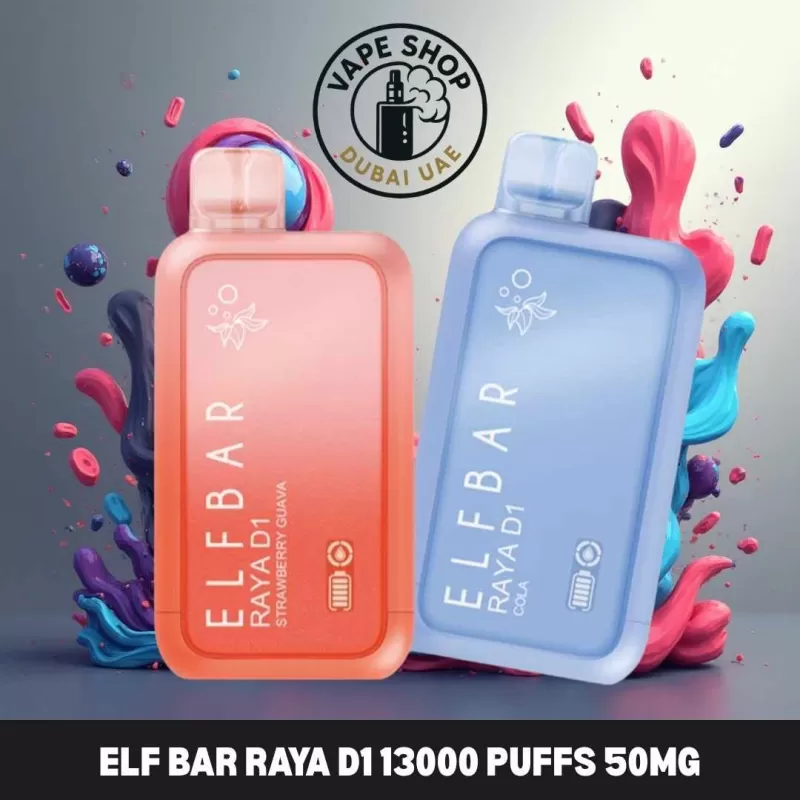 ELF BAR Raya D1 13000 Puffs 50mg Nicotine Disposable Vape in Dubai,UAE