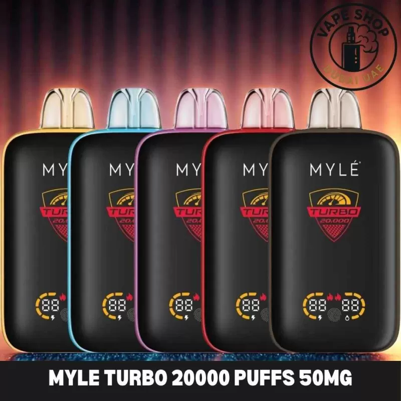MYLE Turbo 20000 Puffs 50MG Disposable Vape in Dubai