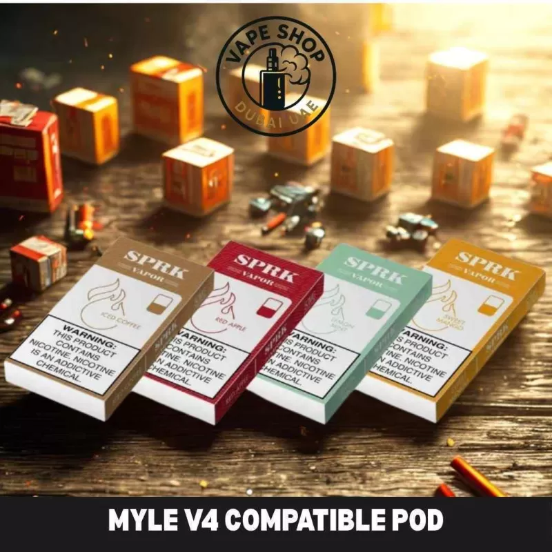 Myle V4 Compatible Pod SPRK VAPOR use for Myle V4 Device