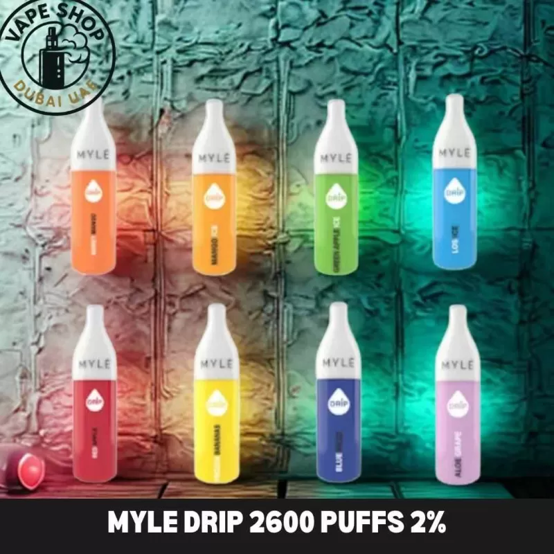 Myle Drip 2600 Puffs 2% disposable vape in dubai - Image 2