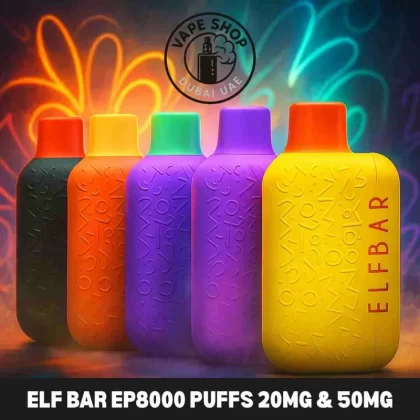 ELF BAR EP8000 Puffs 20MG Nicotine Disposable Vape in Dubai, UAE