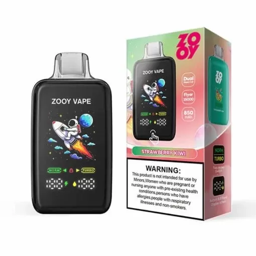 ZOOY VAPE FLYER 35000 – 35K Puffs 0.8Ω Double Mesh Coil 850mAh - Image 3