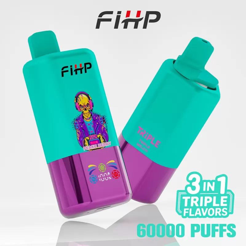 FIHP 3 IN 1 60000 – 60K Puffs 2% 5% Nicotine 0.9Ω Mesh Coil Disposable - Image 3