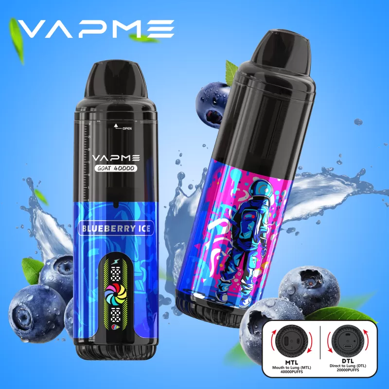 VAPME GOAT 40000 – 40K Puffs 0.4Ω Mesh Coil Digital Display Disposable