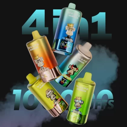 WASPE 4 in 1 100000 – 100K Puffs 56ml 1Ω*4 Mesh Coil Disposable Vape