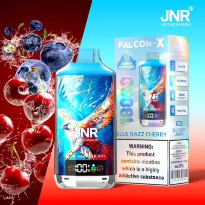 JNR Falcon-X 18000 – 18K Puffs 2% 5% Nicotine 0.6Ω Mesh Coil