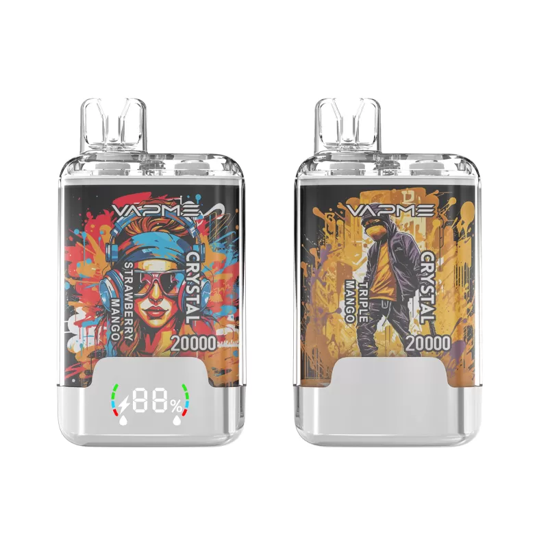 VAPME CRYSTAL 20000 – 20K Puffs 1.0Ω Mesh Coil Dual Flavors Disposable - Image 3