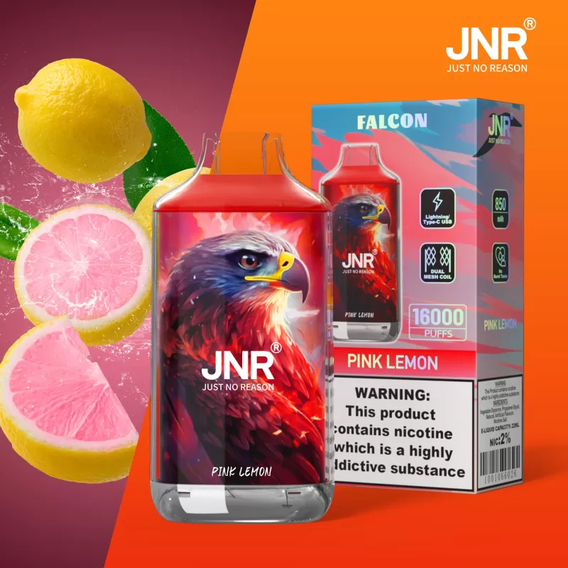 JNR Falcon 16000 – 16K Puffs 1Ω Mesh Coil Adjustable Airflow - Image 3