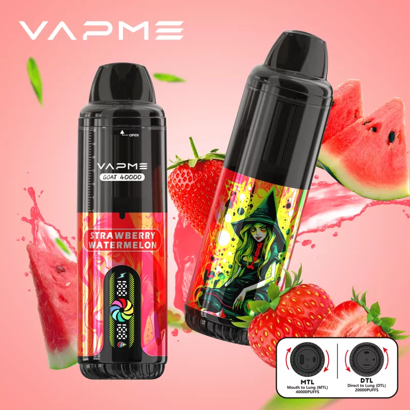 VAPME GOAT 40000 – 40K Puffs 0.4Ω Mesh Coil Digital Display Disposable - Image 3