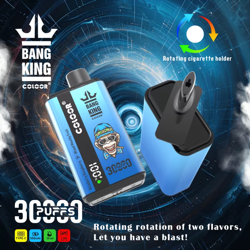Bang King 30000 – 30K Puffs Dual Flavors 1.0Ω Mesh Coil Disposable