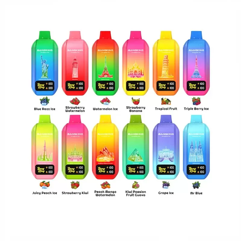Bang King City 50K Disposable Vape with Smart Screen - Image 2