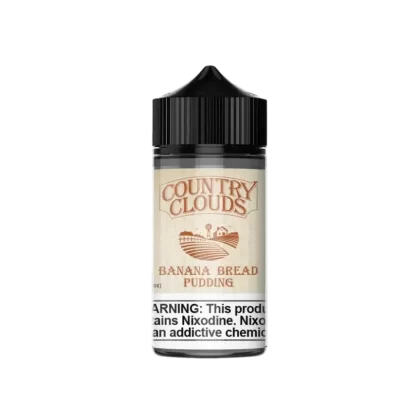 Country Clouds Banana Bread Pudding Vape e-Liquid 100mL