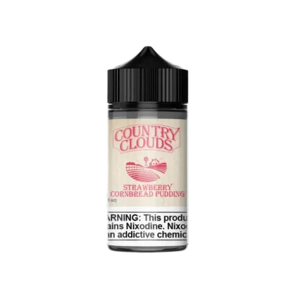 Country Clouds Strawberry Cornbread Pudding Vape e-Liquid 100mL